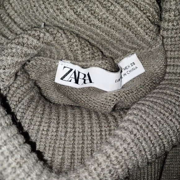 Zara turtleneck neck long sleeve oversized long sweater - Picture 12 of 12